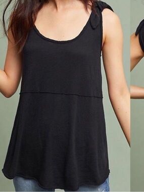 Anthropologie Pure + Good Tie Shoulder Tank